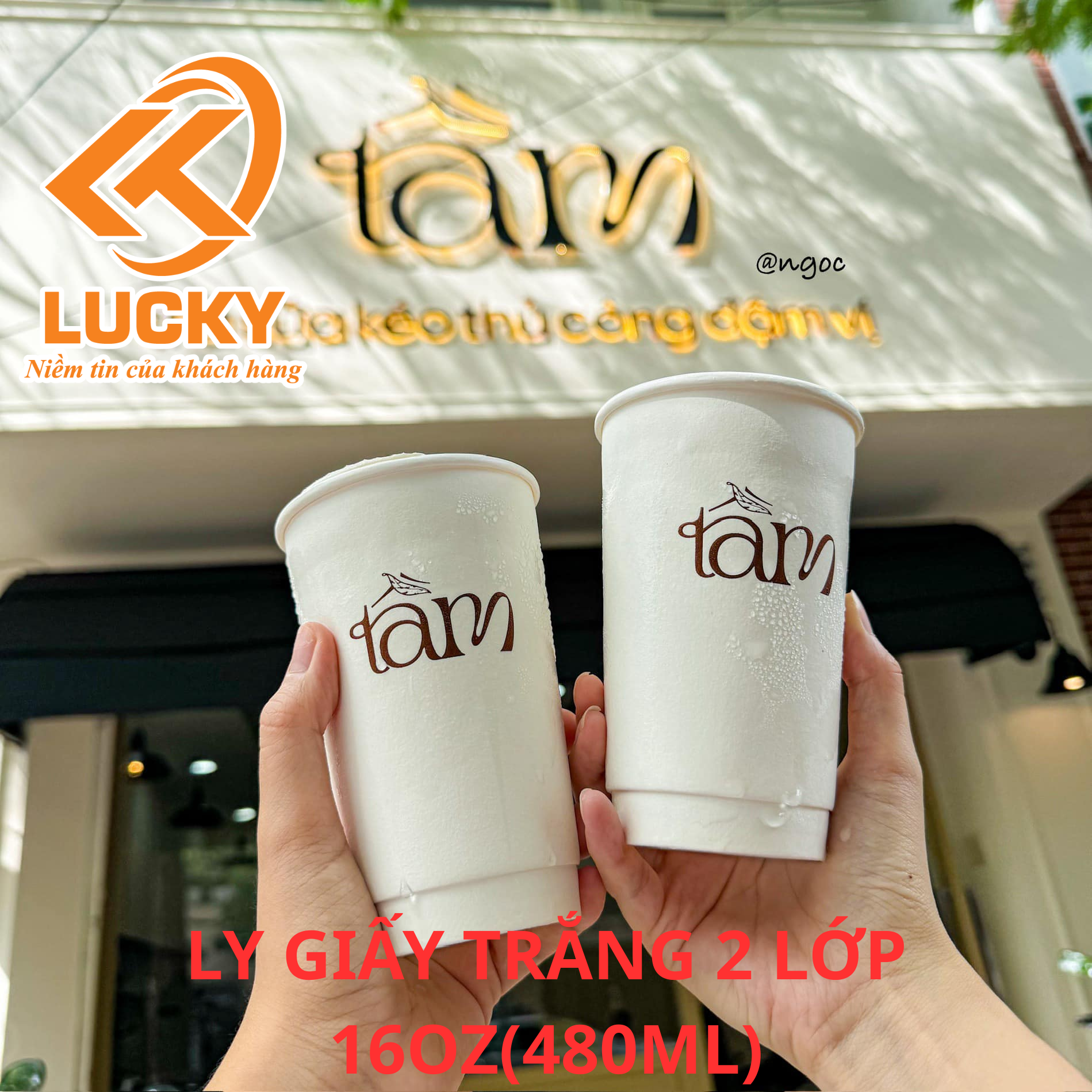 LY GIẤY 16OZ-2 LỚP TRẮNG (480ML)