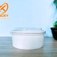 TÔ GIẤY 750ML trắng thấp - Ảnh 2