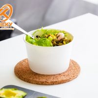 TÔ GIẤY 750ml trắng cao